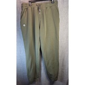 Bearded Goat Men's XL Green VOID Heavyweight Jogger Sweatpants Zip Back Pocket